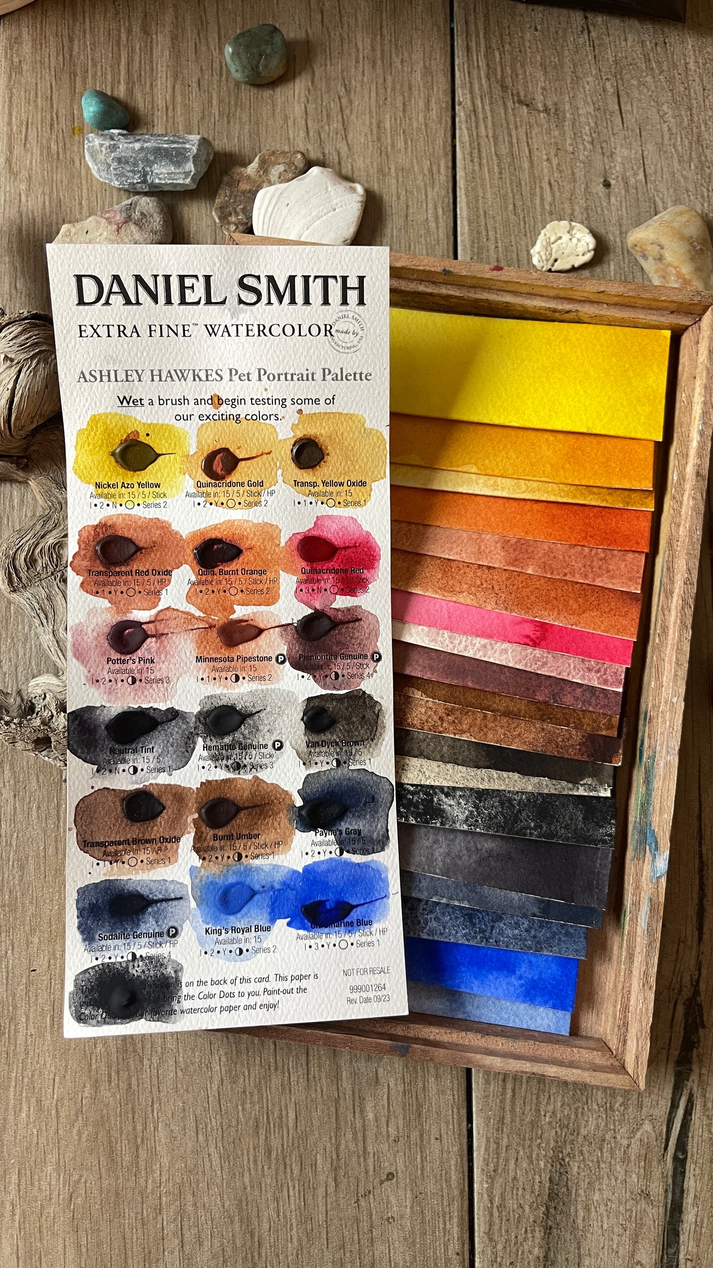 Ashley Hawkes Daniel Smith Dot Card FREE