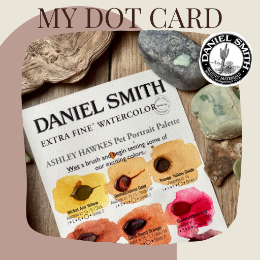 Ashley Hawkes Daniel Smith Dot Card FREE