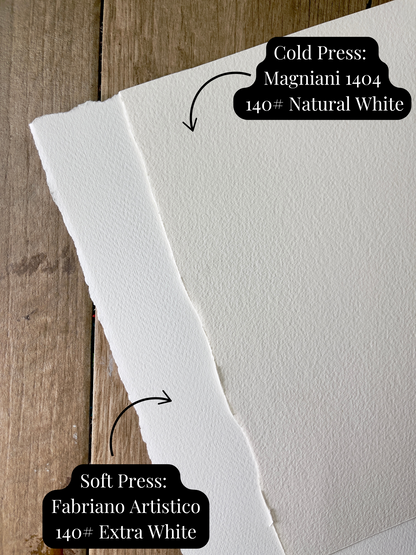 Handmade Watercolor Sketchbook: MINI Softcover PRE-ORDER!